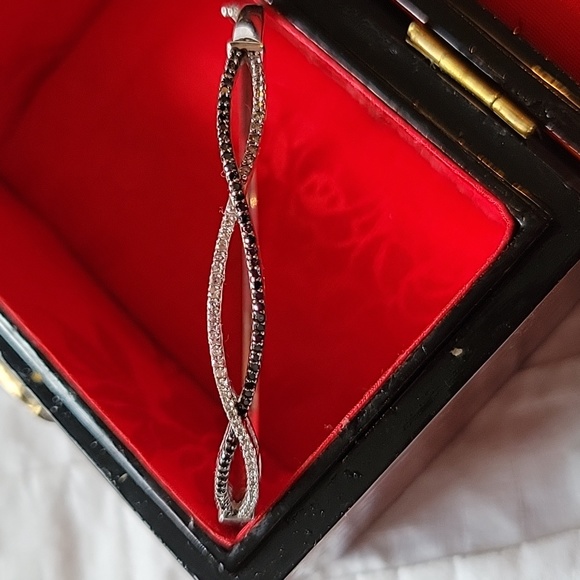 Beautiful 925 silver bangle bracelet - Picture 2 of 6